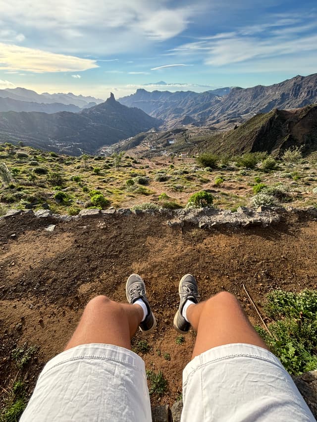 Photo of Chamil hiking.